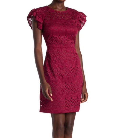 white lace sexy dress Thats So Fetch | Tate Long Sleeve Lace Dress | White main image 1